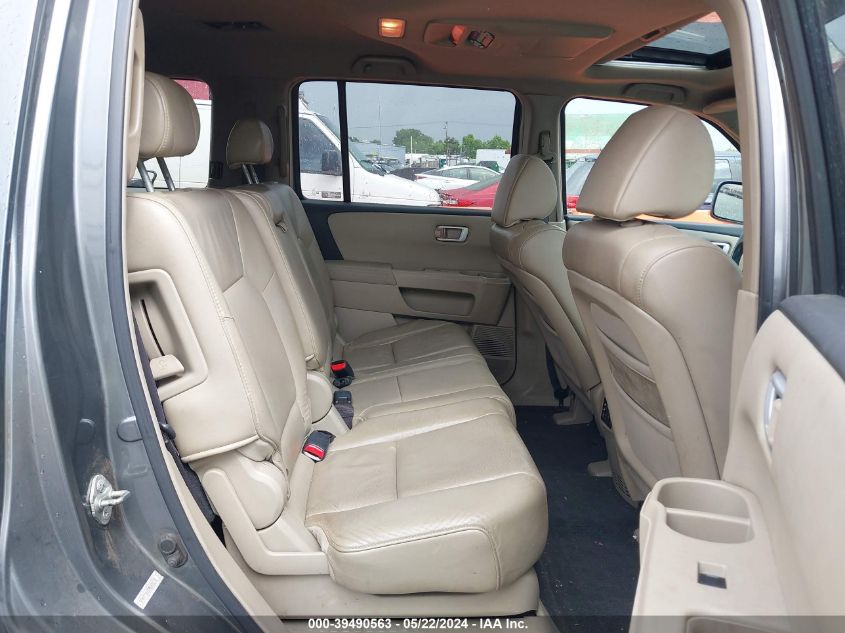 2009 Honda Pilot Ex-L VIN: 5FNYF48659B008272 Lot: 39490563