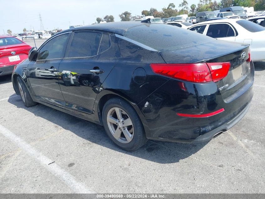 2014 Kia Optima Lx VIN: 5XXGM4A78EG301756 Lot: 39490569