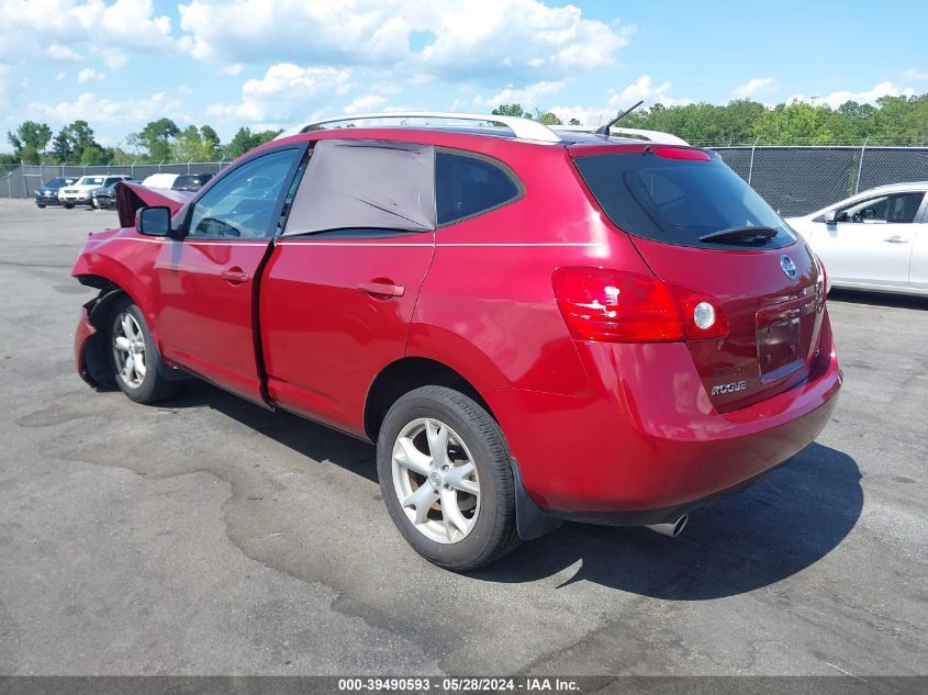 2009 Nissan Rogue Sl VIN: JN8AS58T59W047887 Lot: 39490593