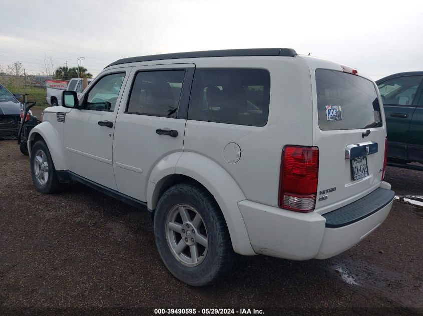 2007 Dodge Nitro Slt/Rt VIN: 1D8GU58K97W657037 Lot: 39490595