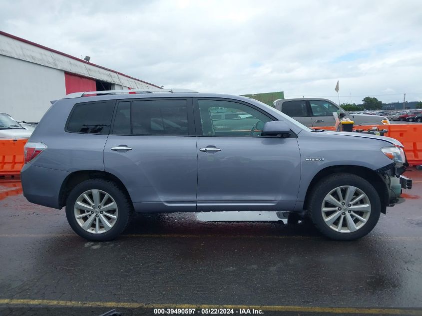 2010 Toyota Highlander Hybrid Limited V6 VIN: JTEJW3EH4A2045639 Lot: 39490597