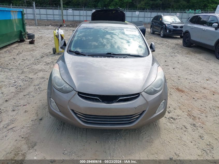 2012 Hyundai Elantra Limited VIN: 5NPDH4AE5CH091589 Lot: 39490616