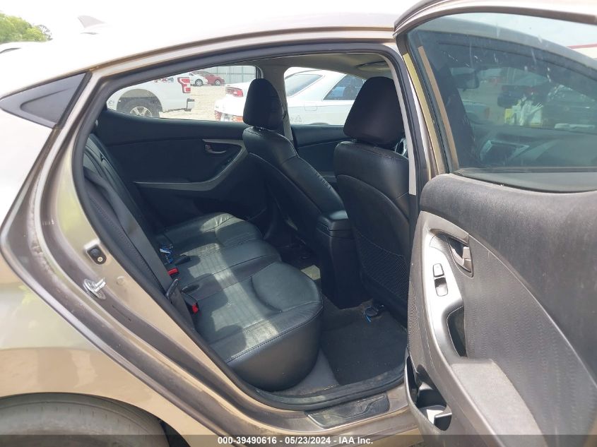 2012 Hyundai Elantra Limited VIN: 5NPDH4AE5CH091589 Lot: 39490616