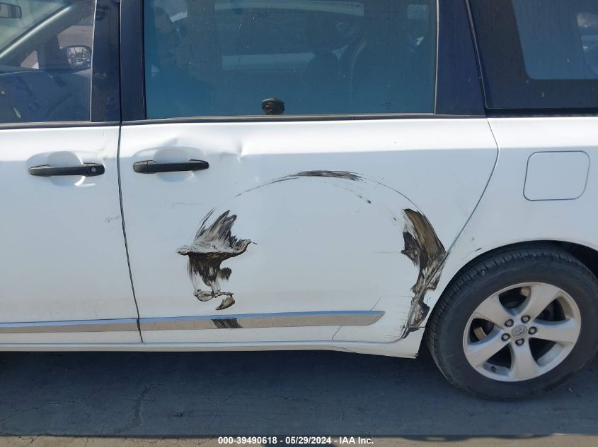 2011 Toyota Sienna Base V6 VIN: 5TDZK3DC4BS121542 Lot: 39490618