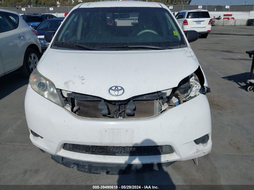 2011 Toyota Sienna Base V6 VIN: 5TDZK3DC4BS121542 Lot: 39490618