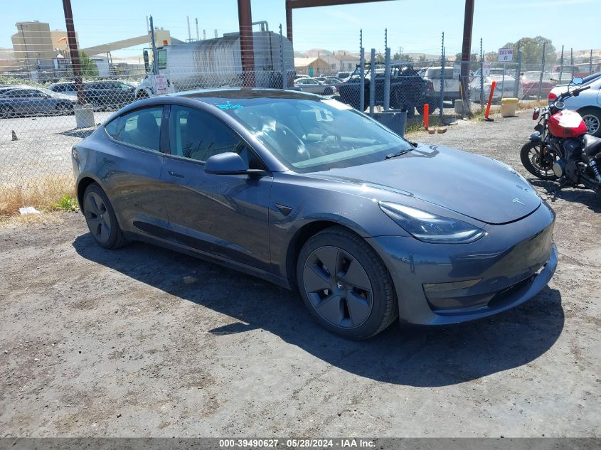 2022 TESLA MODEL 3 LONG RANGE DUAL MOTOR ALL-WHEEL DRIVE - 5YJ3E1EB7NF354217