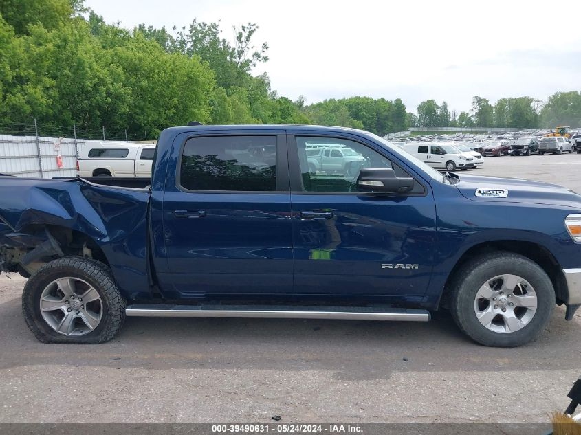 2022 Ram 1500 Big Horn 4X4 5'7 Box VIN: 1C6RRFFG2NN187814 Lot: 39490631