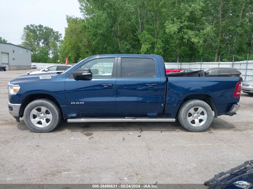 2022 Ram 1500 Big Horn 4X4 5'7 Box VIN: 1C6RRFFG2NN187814 Lot: 39490631