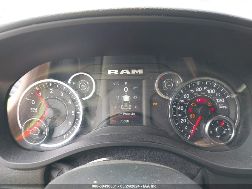 2022 Ram 1500 Big Horn 4X4 5'7 Box VIN: 1C6RRFFG2NN187814 Lot: 39490631