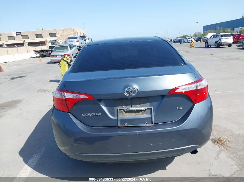 2014 Toyota Corolla Le Plus VIN: 5YFBURHE1EP102633 Lot: 39490633