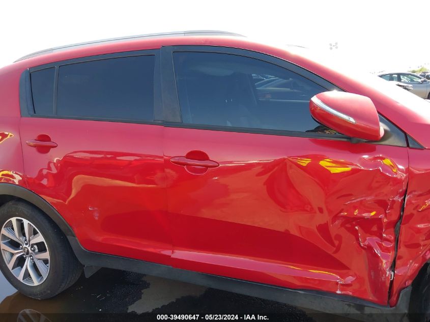 2014 Kia Sportage Lx VIN: KNDPB3AC3E7662821 Lot: 39490647