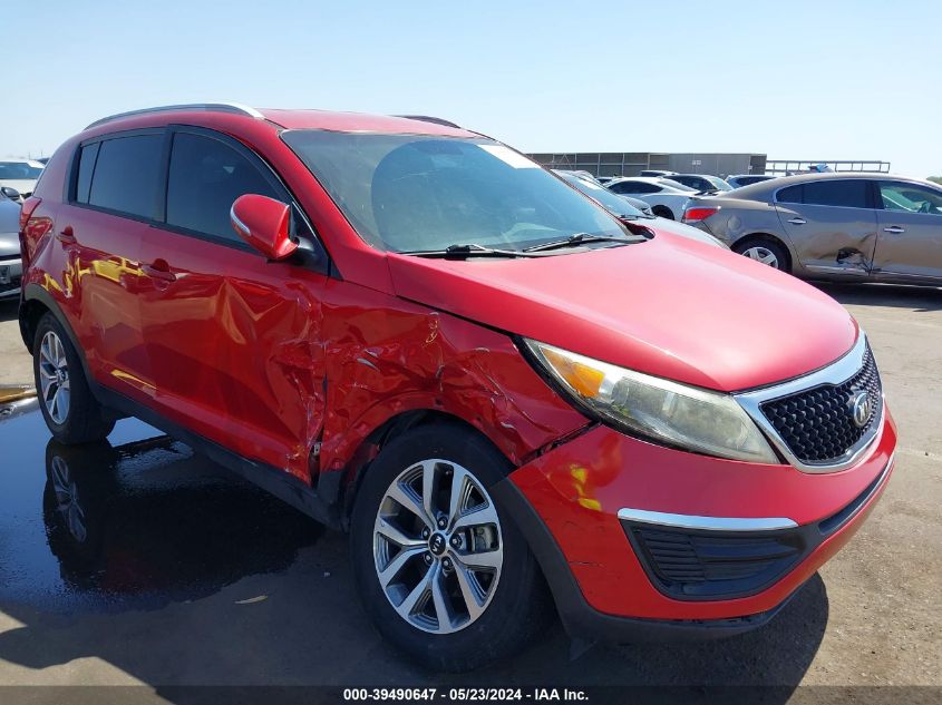 2014 Kia Sportage Lx VIN: KNDPB3AC3E7662821 Lot: 39490647