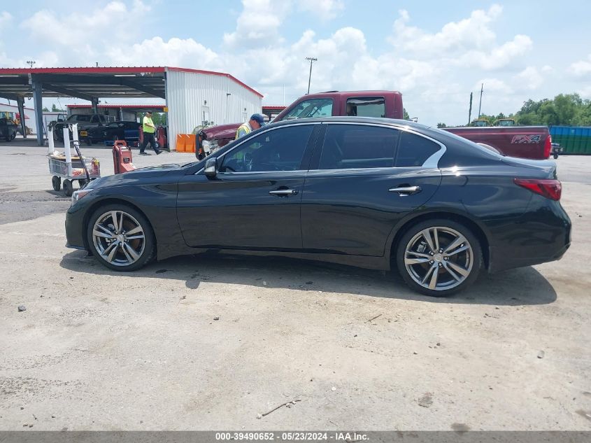 2021 Infiniti Q50 Signature Edition VIN: JN1EV7CP9MM707060 Lot: 39490652