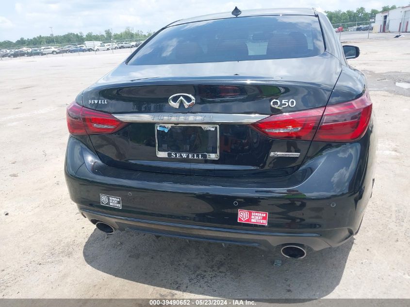 2021 Infiniti Q50 Signature Edition VIN: JN1EV7CP9MM707060 Lot: 39490652