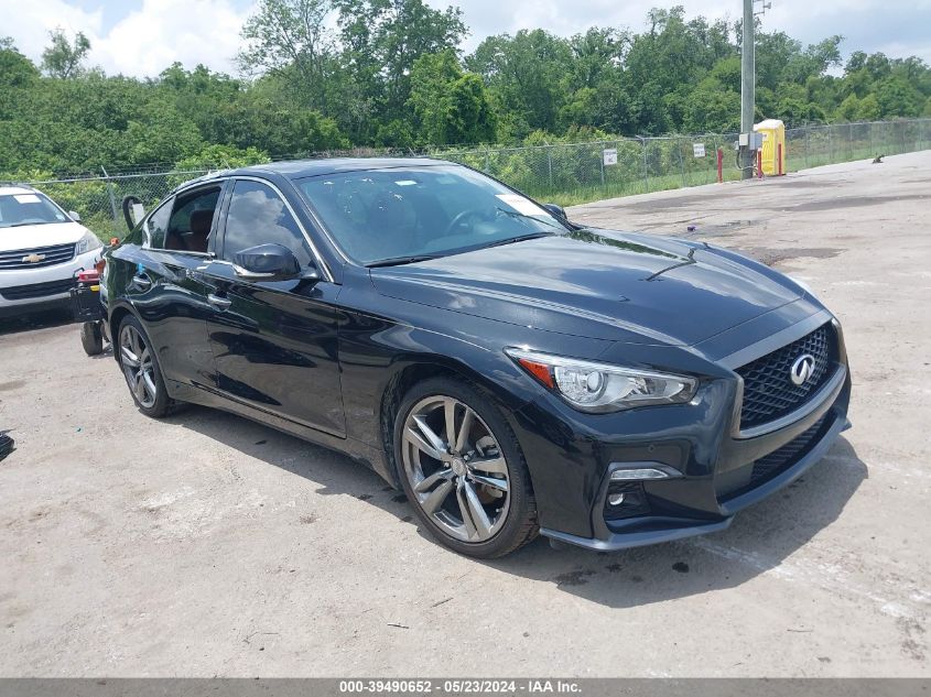 2021 Infiniti Q50 Signature Edition VIN: JN1EV7CP9MM707060 Lot: 39490652