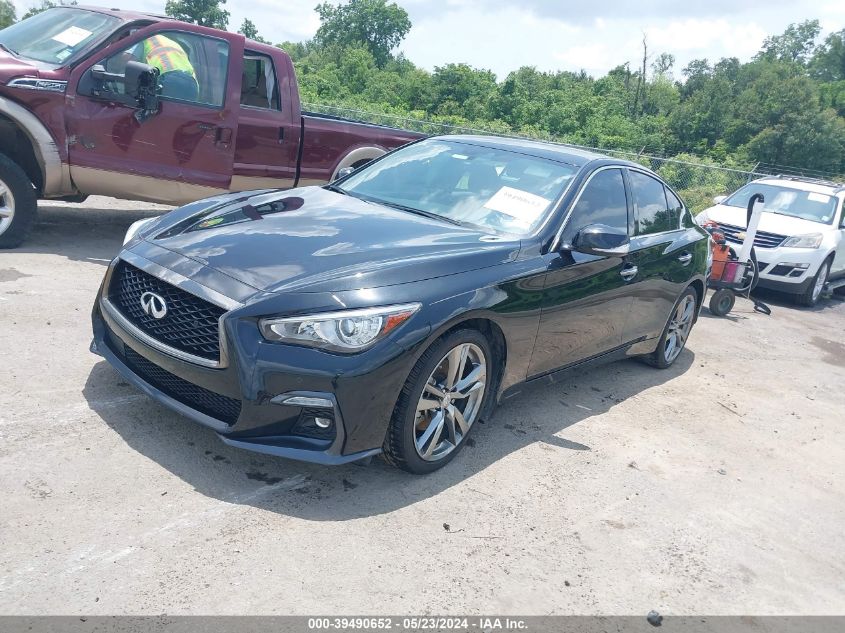 2021 Infiniti Q50 Signature Edition VIN: JN1EV7CP9MM707060 Lot: 39490652