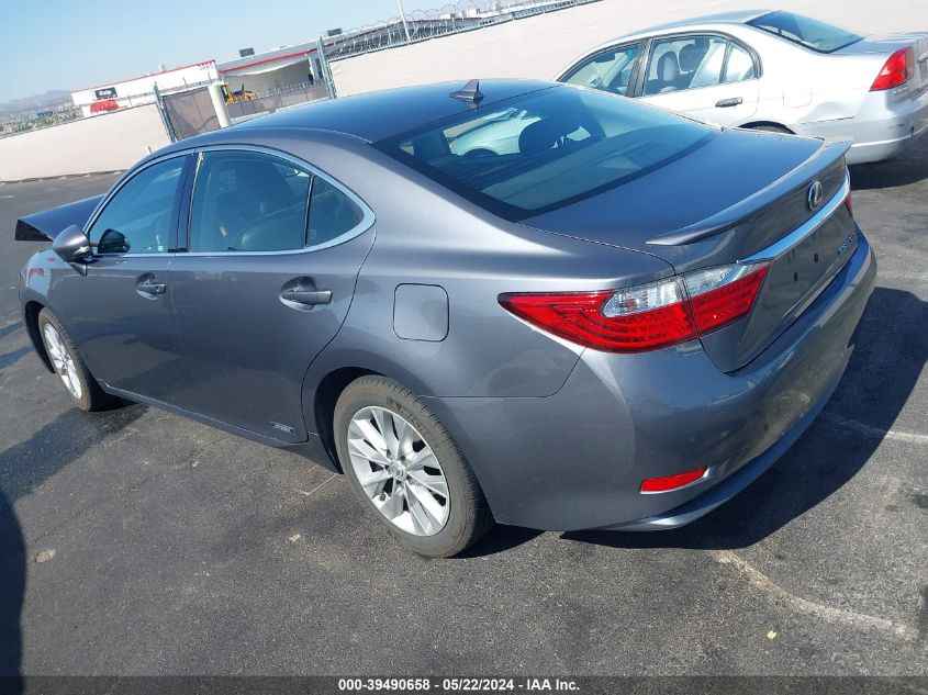 2014 Lexus Es 300H 300H VIN: JTHBW1GG8E2047139 Lot: 39490658