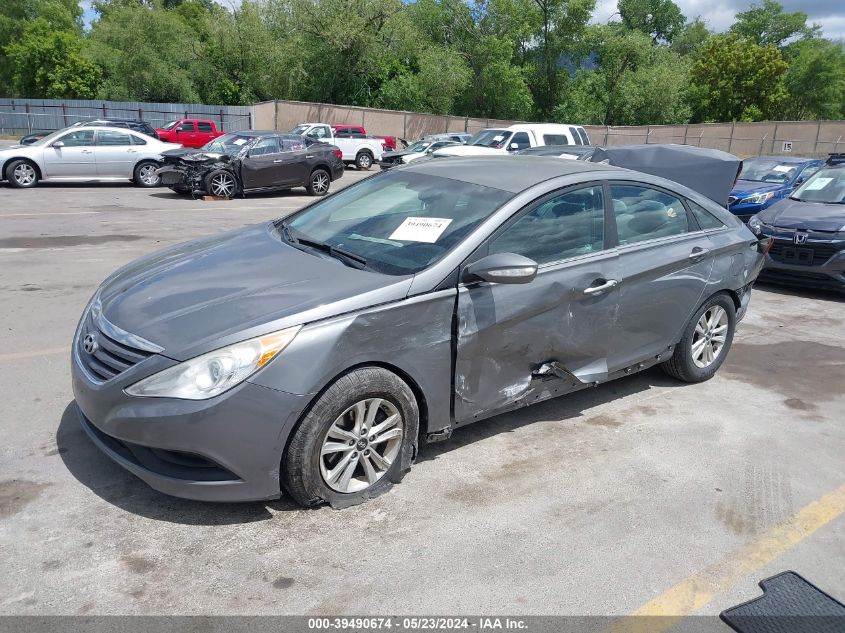 2014 Hyundai Sonata Gls VIN: 5NPEB4AC3EH816016 Lot: 39490674