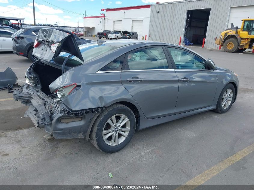 2014 Hyundai Sonata Gls VIN: 5NPEB4AC3EH816016 Lot: 39490674