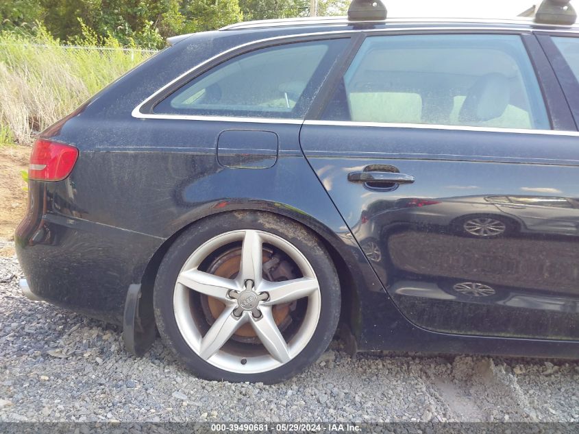 2009 Audi A4 2.0T Avant VIN: WAUXF78KX9A225509 Lot: 39490681