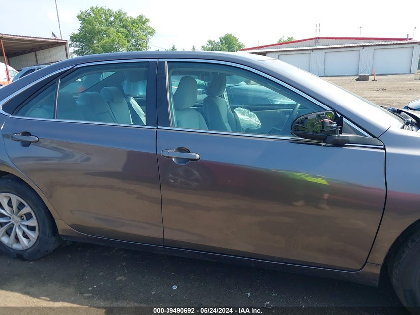 2015 Toyota Camry Le VIN: 4T4BF1FK7FR502836 Lot: 39490692