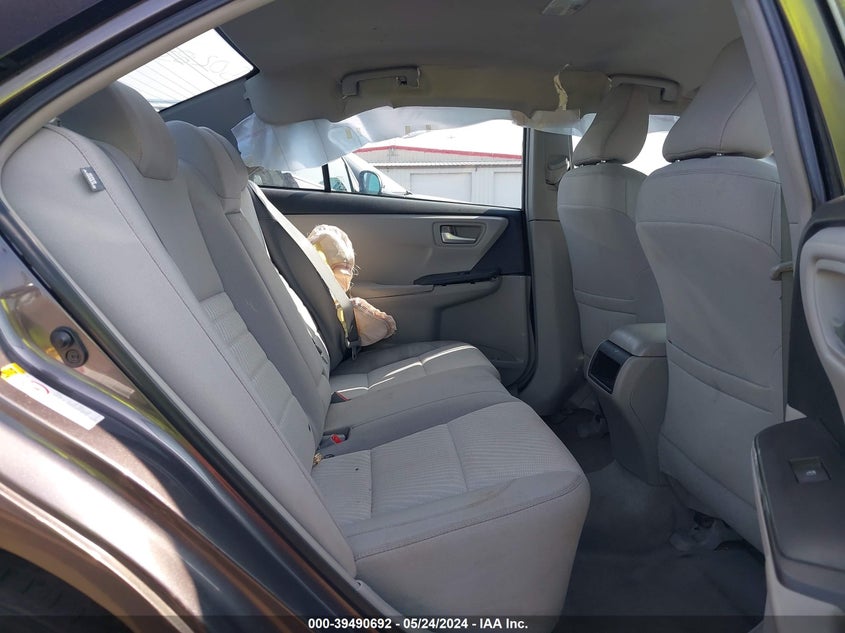 2015 Toyota Camry Le VIN: 4T4BF1FK7FR502836 Lot: 39490692