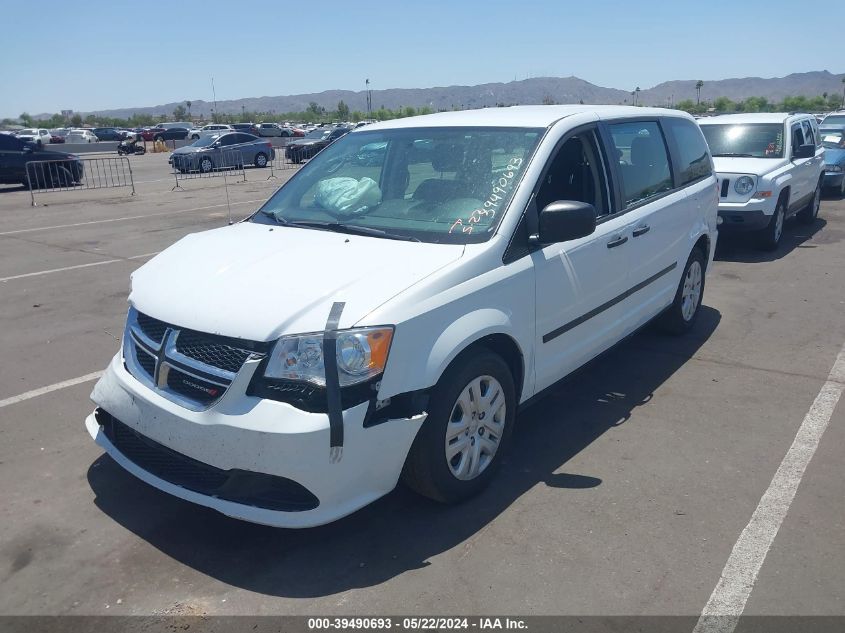 2014 Dodge Grand Caravan American Value Pkg VIN: 2C4RDGBG7ER419118 Lot: 39490693