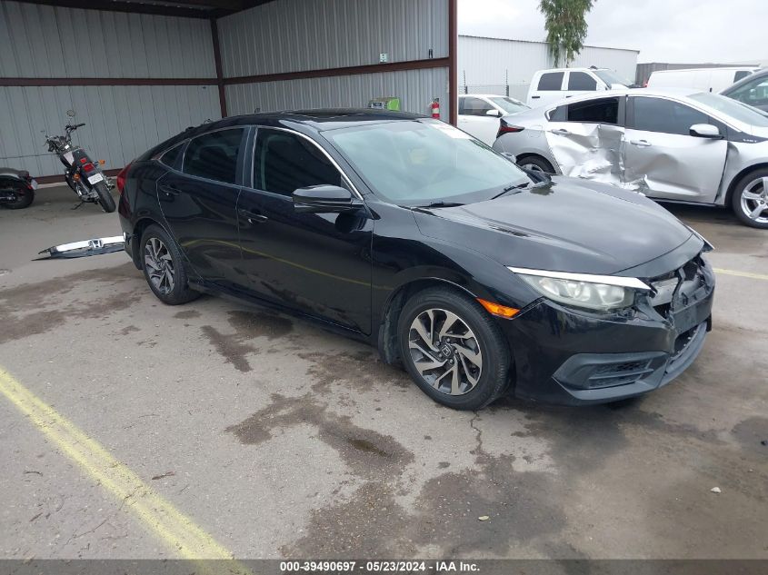 2016 Honda Civic Ex VIN: 2HGFC2F76GH572988 Lot: 39490697