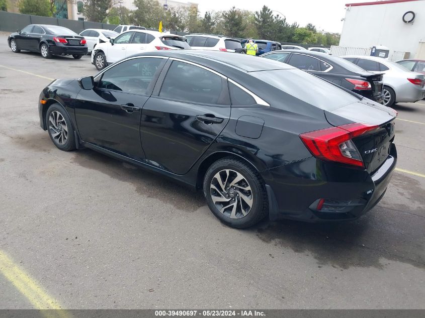 2016 Honda Civic Ex VIN: 2HGFC2F76GH572988 Lot: 39490697