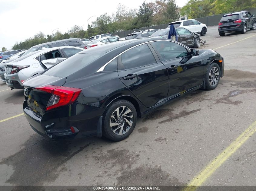 2016 Honda Civic Ex VIN: 2HGFC2F76GH572988 Lot: 39490697