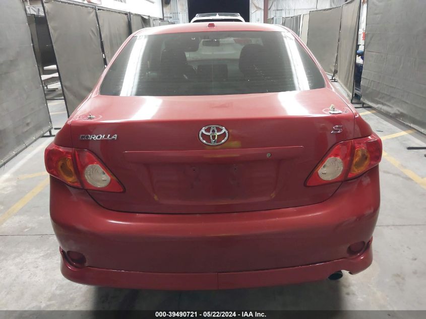 2010 Toyota Corolla S VIN: 2T1BU4EE9AC516261 Lot: 39490721