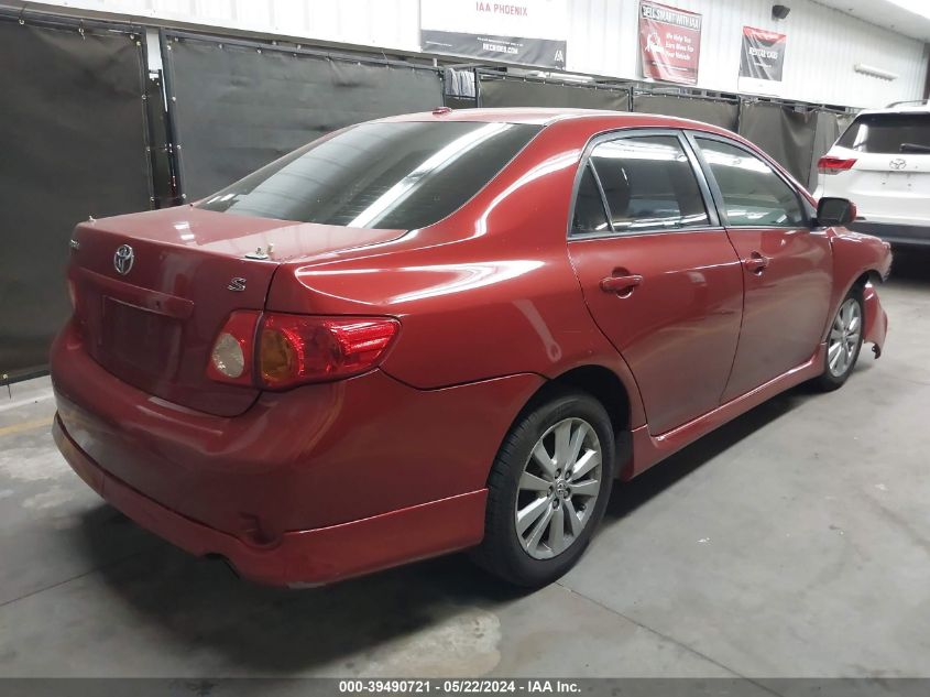 2010 Toyota Corolla S VIN: 2T1BU4EE9AC516261 Lot: 39490721