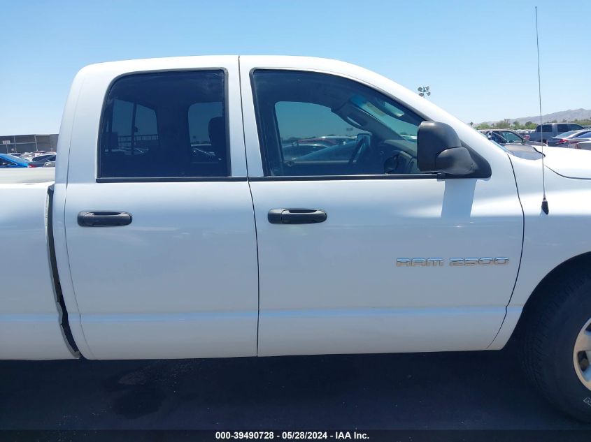 2003 Dodge Ram 2500 Slt/Laramie/St VIN: 3D7KA28C43G815548 Lot: 39490728