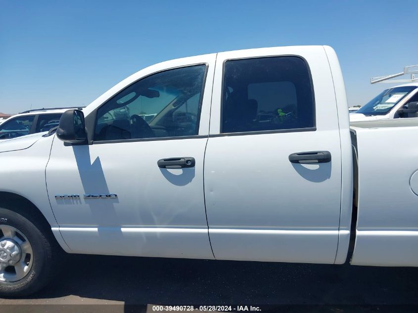 2003 Dodge Ram 2500 Slt/Laramie/St VIN: 3D7KA28C43G815548 Lot: 39490728