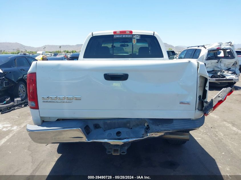 2003 Dodge Ram 2500 Slt/Laramie/St VIN: 3D7KA28C43G815548 Lot: 39490728