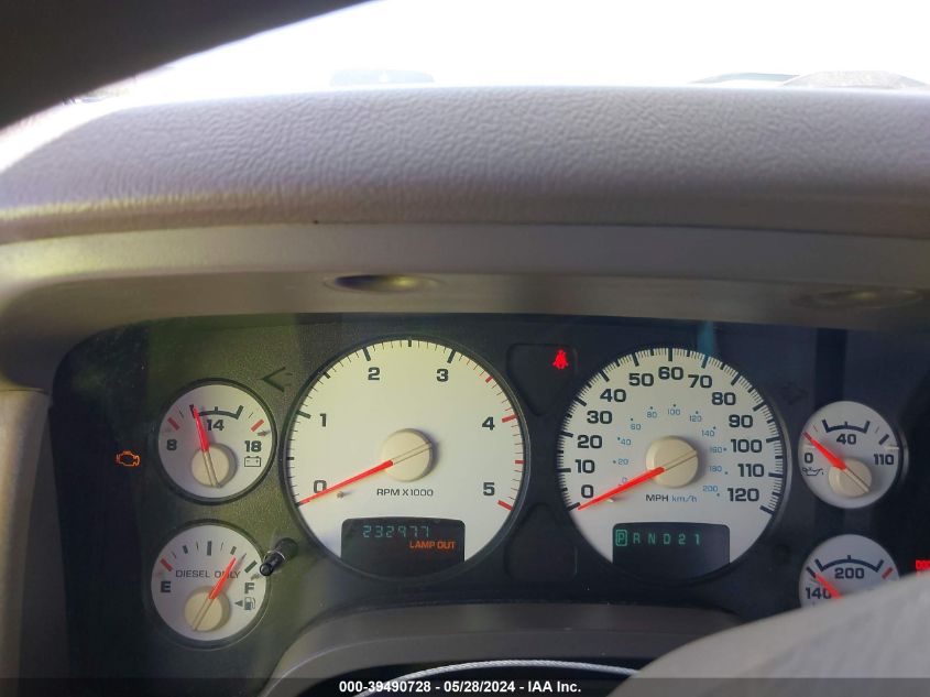 2003 Dodge Ram 2500 Slt/Laramie/St VIN: 3D7KA28C43G815548 Lot: 39490728