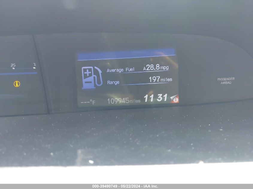 2013 Honda Civic Ex VIN: 19XFB2F85DE065906 Lot: 39490749