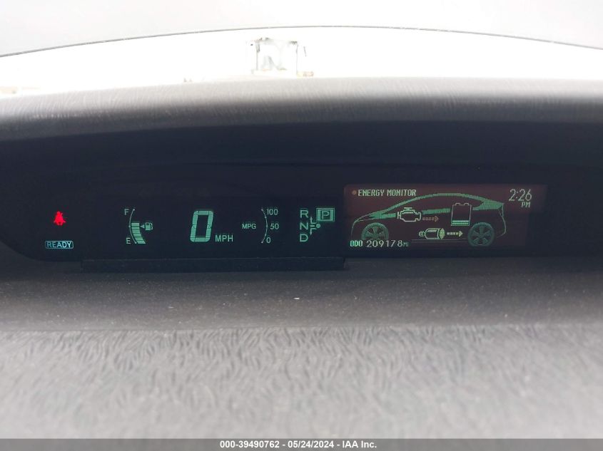 2011 Toyota Prius Four VIN: JTDKN3DU1B0258474 Lot: 39490762