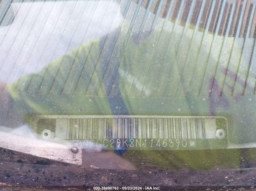 1992 Chevrolet Gmt-400 C2500 VIN: 2GCGC29K8N1146390 Lot: 39490763