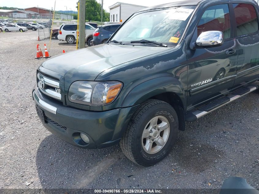 2005 Toyota Tundra Sr5 V8 VIN: 5TBDT441X5S469502 Lot: 39490766