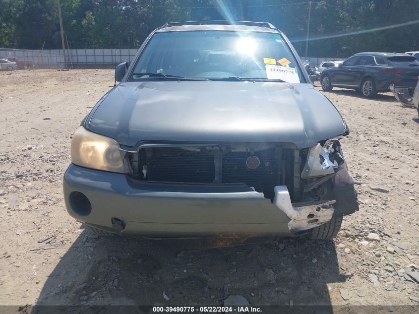 2007 Toyota Highlander VIN: JTEGD21A670163425 Lot: 39490775