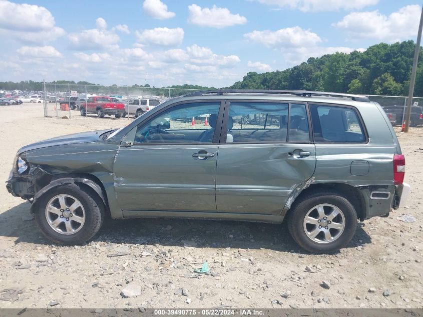 2007 Toyota Highlander VIN: JTEGD21A670163425 Lot: 39490775