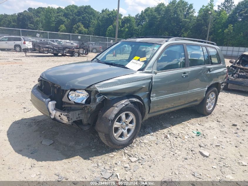 2007 Toyota Highlander VIN: JTEGD21A670163425 Lot: 39490775