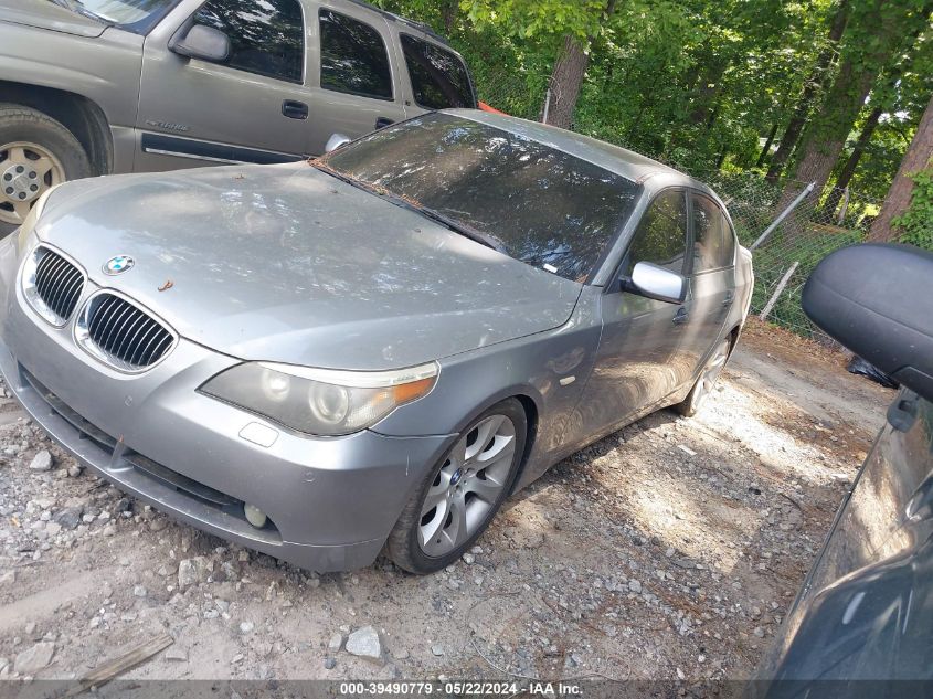 2005 BMW 545I VIN: WBANB335X5B116520 Lot: 39490779