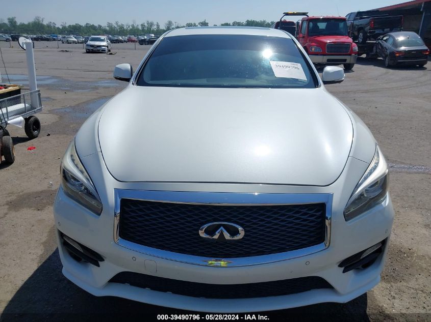 2017 Infiniti Q70 3.7 VIN: JN1BY1AP2HM741602 Lot: 39490796