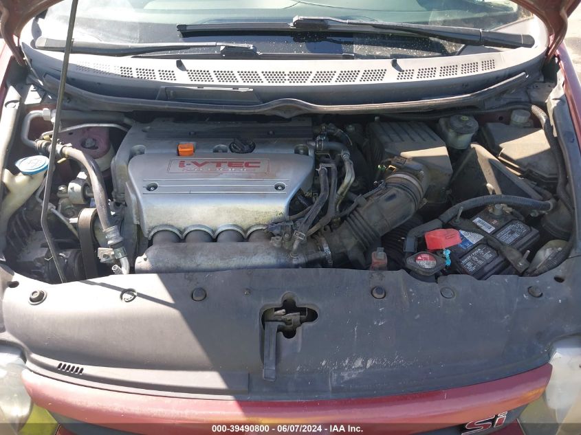 2008 Honda Civic Si/Si Mugen VIN: 2HGFA55508H704748 Lot: 39490800