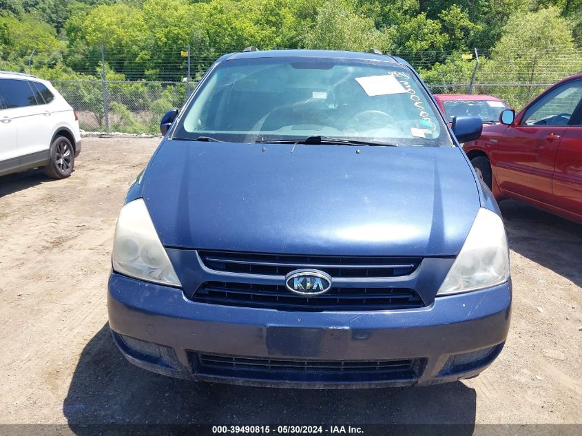 2009 Kia Sedona Lx VIN: KNDMB233296300503 Lot: 39490815