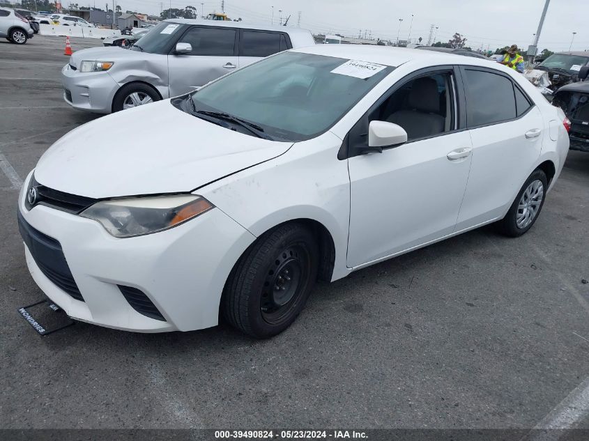 2014 Toyota Corolla Le VIN: 2T1BURHE3EC105727 Lot: 39490824