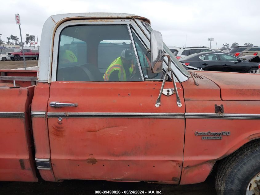 1969 Chevrolet C20 Longbed VIN: CE240Z101898 Lot: 39490826