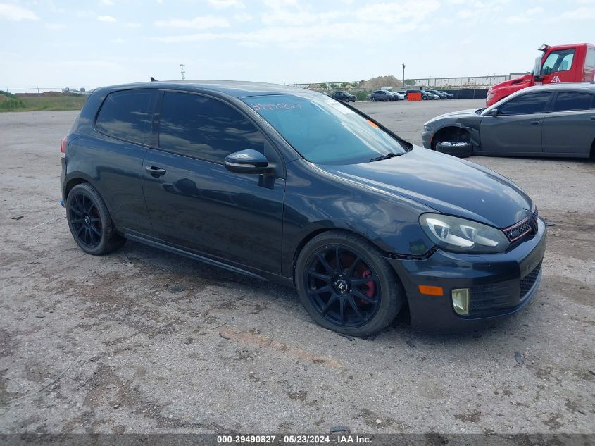 2010 Volkswagen Gti 2-Door VIN: WVWFD7AJ8AW252396 Lot: 39490827